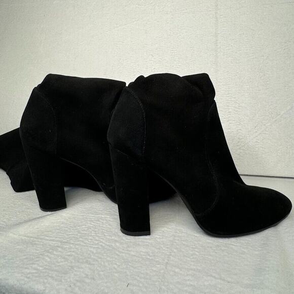 Stuart Weitzman Highland Boots Over Knee Size 9.5 Black Suede Leather MSRP $950 - Picture 6 of 11